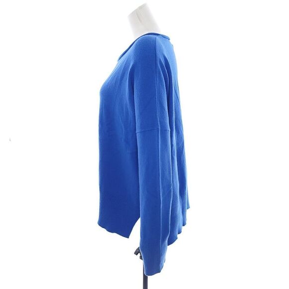 French Connection Solid Blue Pullover Sweater Womens Large - Picture 3 of 10